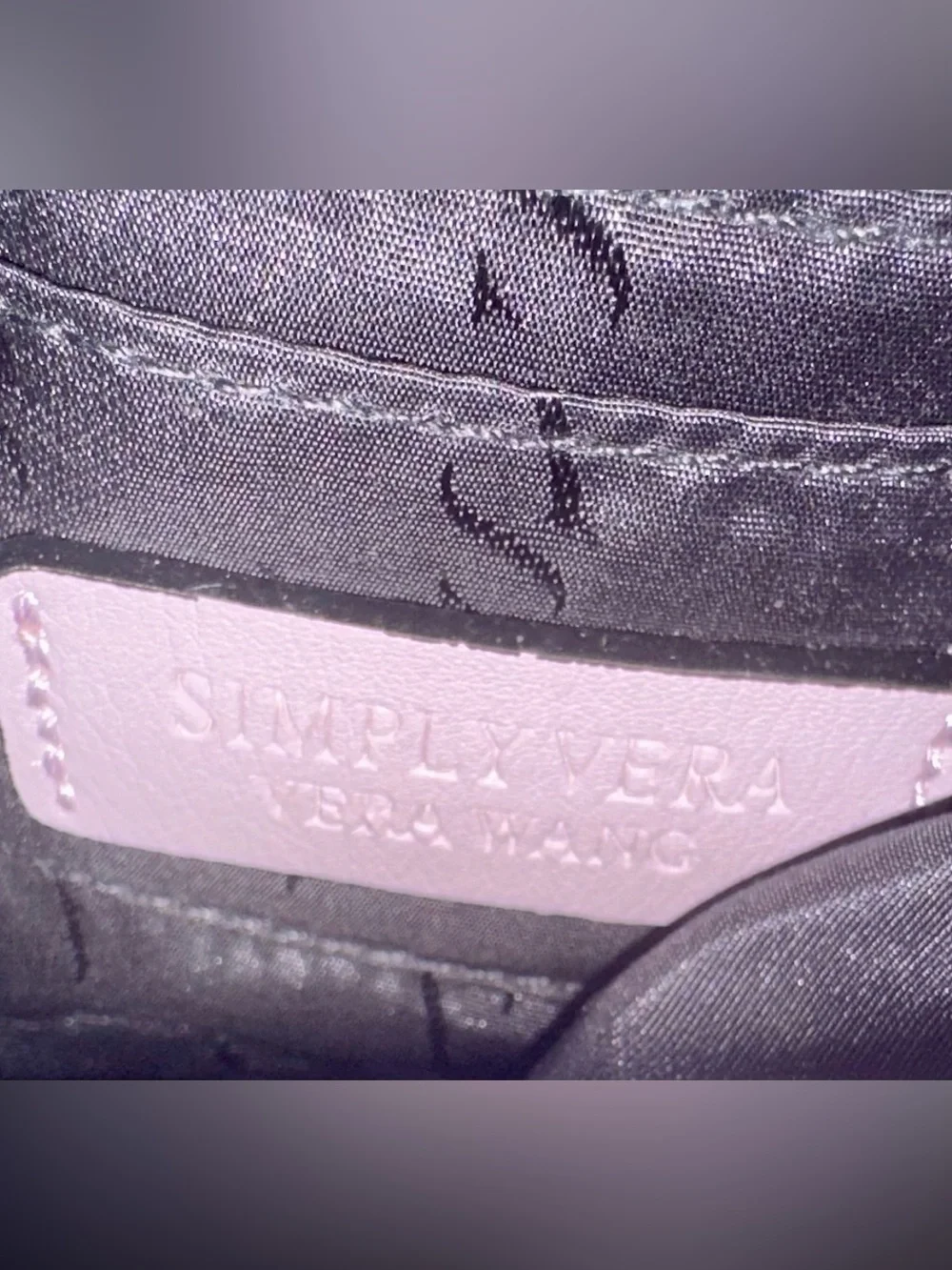 Simply Vera Wang Soft Pleated Wristlet Clutch with Zipper - Ombré Lavender